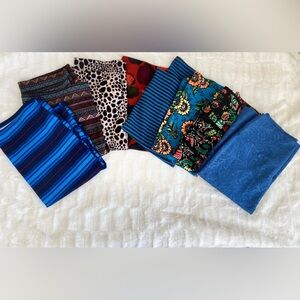 Bundle of 8 LuLaRoe Cassie skirts.
